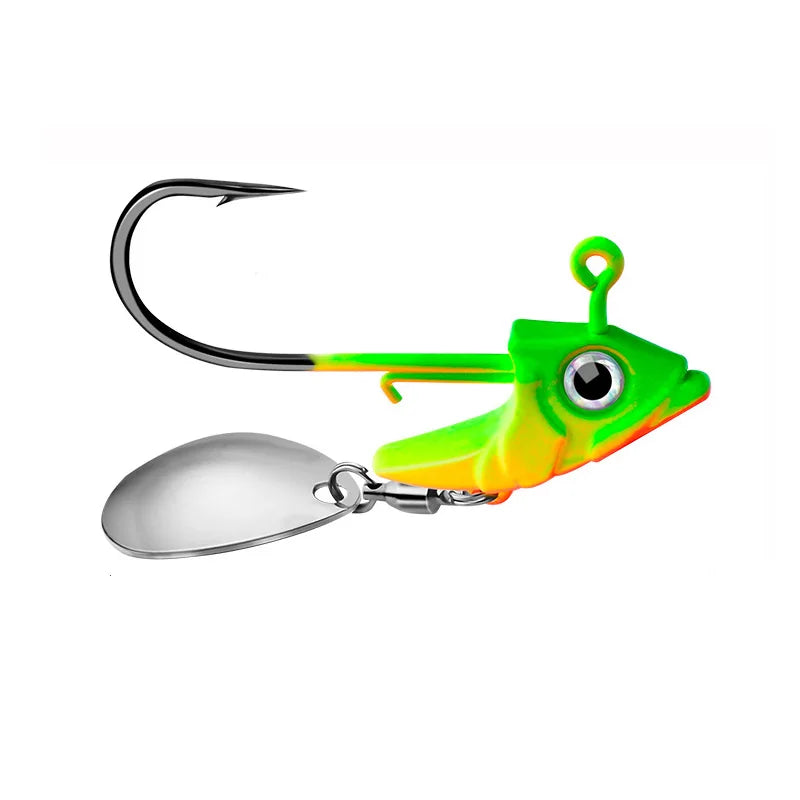 Swim Bait Fishing Hook Fish Shape Jig Heads Hotsale Bass Jig Hook Lead Jigheads