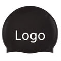 Woman Long Hair Flexible Silicone Swim Cap with Custom Printing Swim Cap Kids