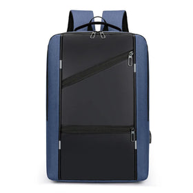 Travel Outdoor Office Business Backpack 15.6 Inch USB Charging Port College School Bags Women and Men Large Laptop Bag