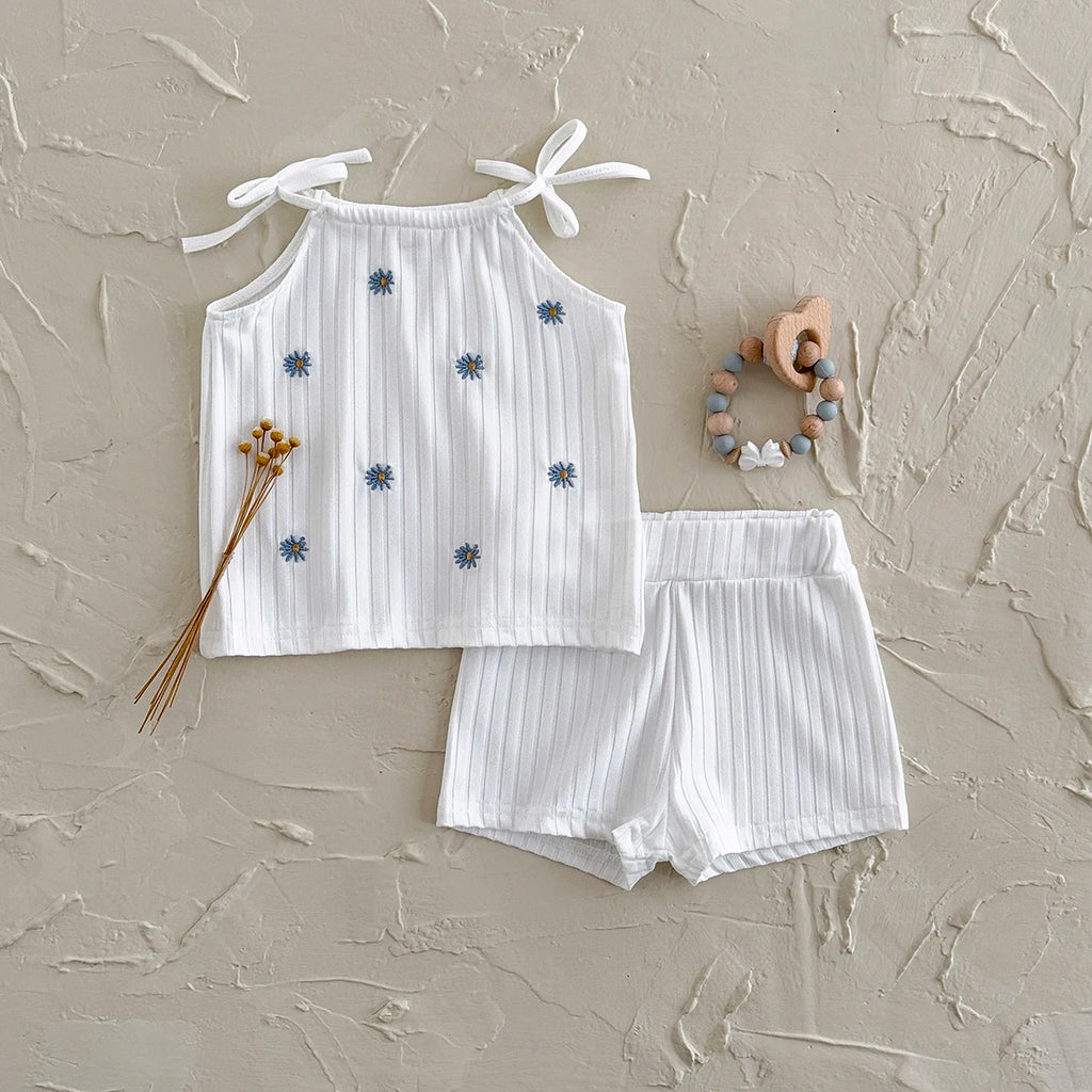 2025 Summer Comfortable Casual Clothing Set for Women and Infants/Toddlers Short Sleeve Printed-Popular