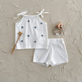 2025 Summer Comfortable Casual Clothing Set for Women and Infants/Toddlers Short Sleeve Printed-Popular
