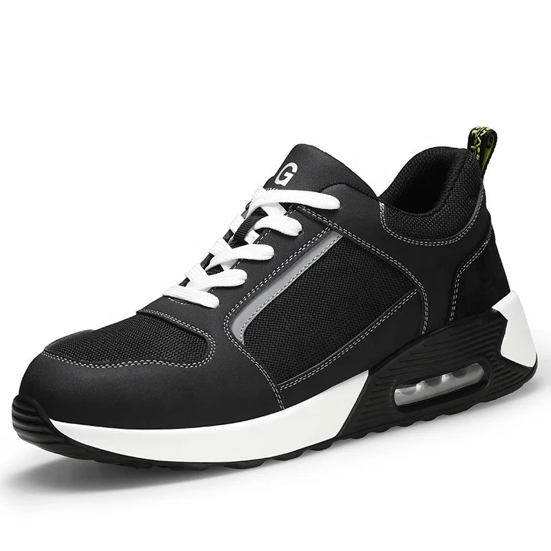 GUYISA Custom Steel Toe Safety Shoes Men and Women's Light Weight and Non-slip for Outdoor Sports and Work for Summer Winter