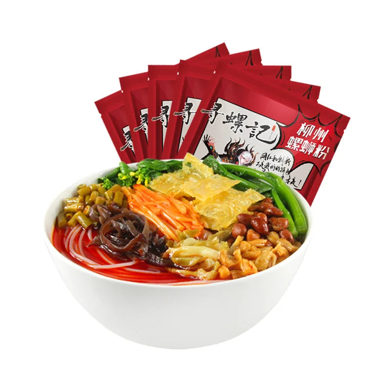 Wholesale 300g Gluten-Free Handmade HACCP Certified Instant Low-Carb Rice Noodles Snail Friend Beauty Snail Powder Guangxi