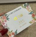 Printing Factory Gold Stamp Waterproof Plastic PVC Gift-card