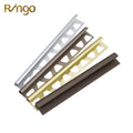 Modern 10mm Aluminium Alloy Marble Tile Trim Strip Anodized Edge Profile Waterproof Durable Living Room Wall Decor Apartments