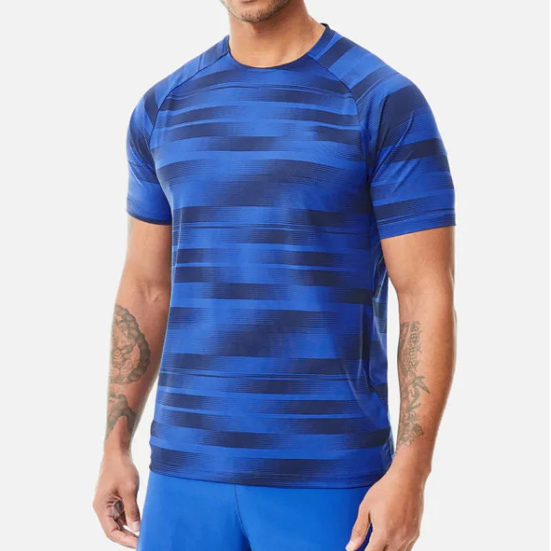 OEM Manufacturers New Design Customized Logo Men's Summer Quick Drying Sportswear Men's Short-Sleeved T-shirt