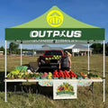 Sunshine Camping Outdoor Heavy Duty Hot Sale Commercial Red Yellow Food Event 10x10 ft Canopy Outdoor Sale Gazebo Tent