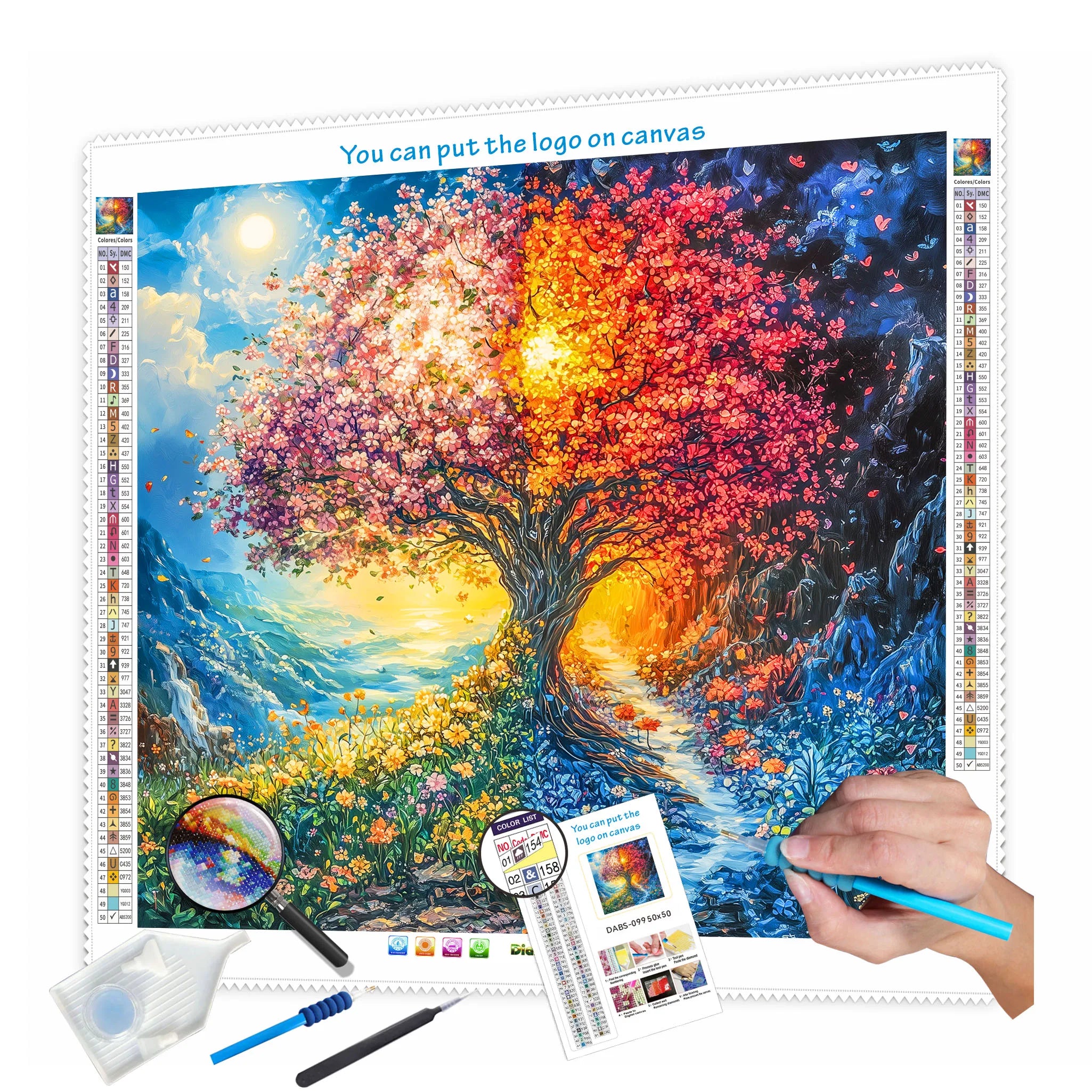 N-2567 DIY 5D Diamond Painting Kits Custom Home Decor Canvas Printed Portrait Handmade Pastoral Style Diamond Art