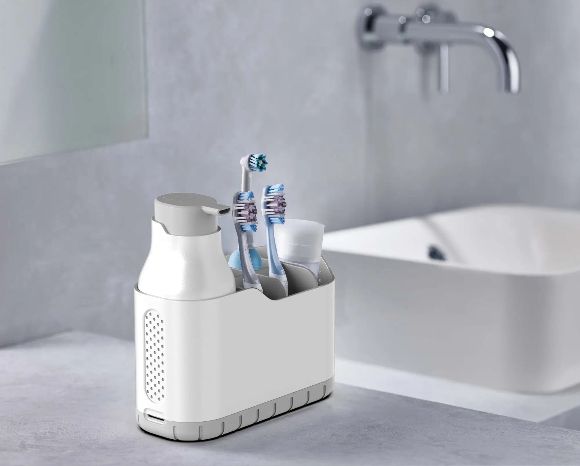 Kitchen Soap Dispenser and Sponge Holder Dish Soap Dispenser Liquid Soap Dispensers