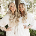 FUNG 6022 Personalized Ladies Bridal Wedding Robes for Bride Bridesmaids Party Robes With Feather Pajamas