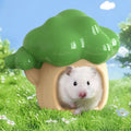 Hamster Treehouse Pet Summer Supplies Cloud Tree Ice House Hamster Ceramic House