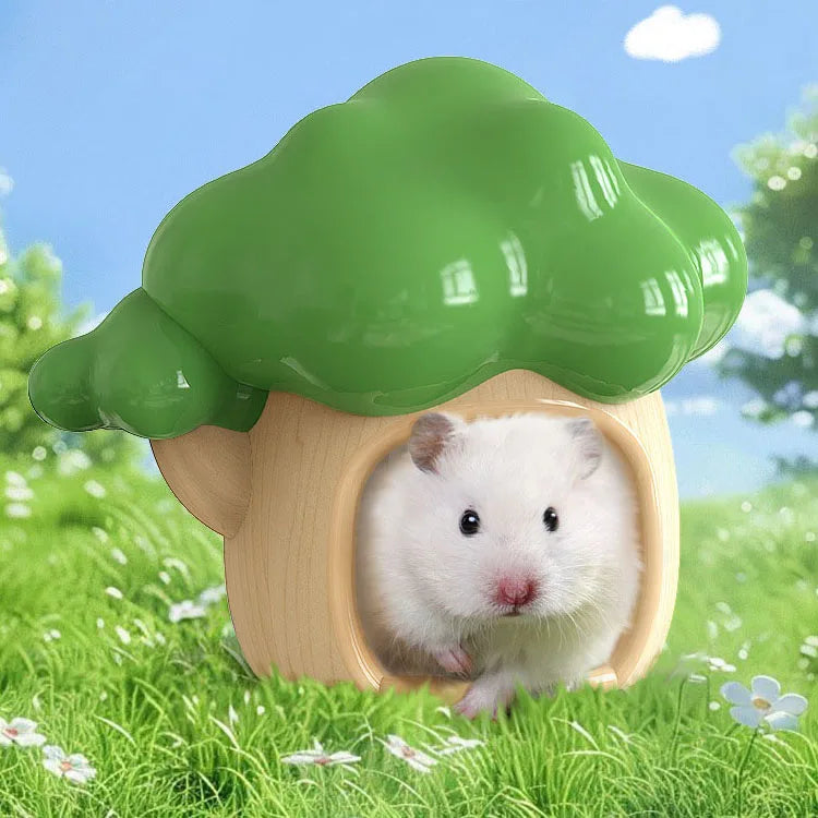 Hamster Treehouse Pet Summer Supplies Cloud Tree Ice House Hamster Ceramic House