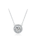 Hot Selling Fine Jewelry 925 Sterling Silver Necklaces Exquisite Temperament Cubic Zirconia Necklace Jewelry for Women