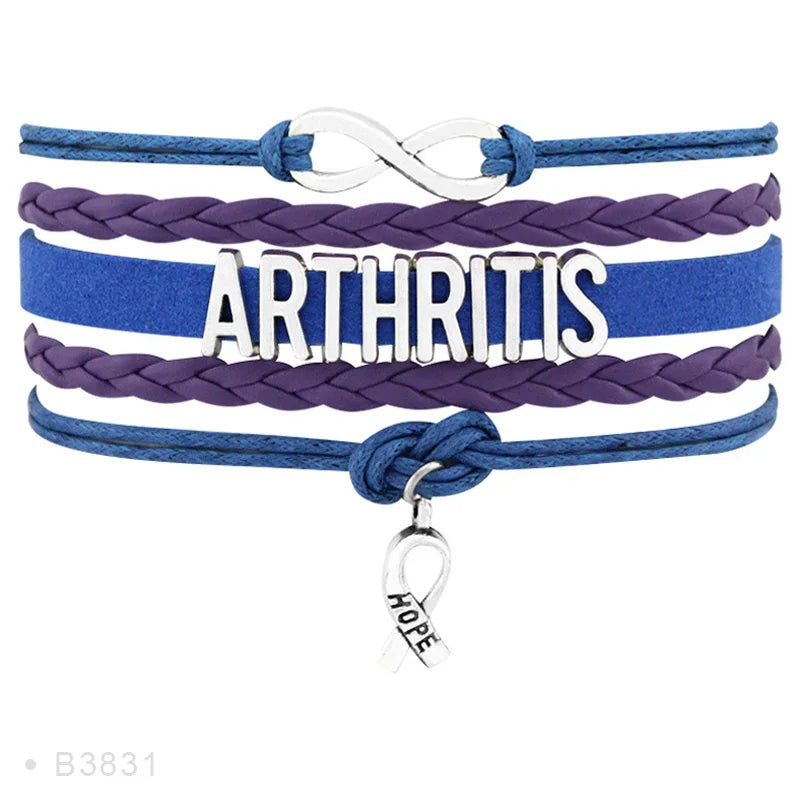 SPD Apraxia Heart Disease Attack CHD Arthritis Parkinson Scleroderma Asthma Spina Bifida Dementia Aphasia Awareness Bracelets