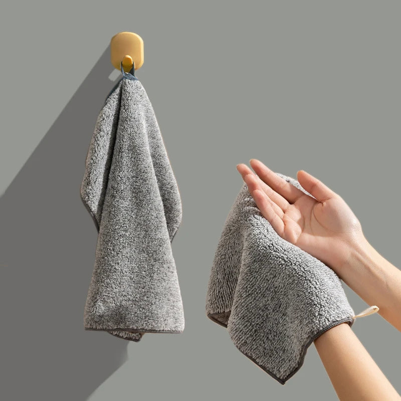 Wholesale Solid Pure Bamboo Fiber Woven Dish Tea Towels Quick Dry Kitchen Cloth for Home Use