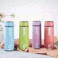 D171 Wholesale Unbreakable Simple Style Student Bottle 450Ml Glass Water Bottle Heat-Resistant Business Bottle