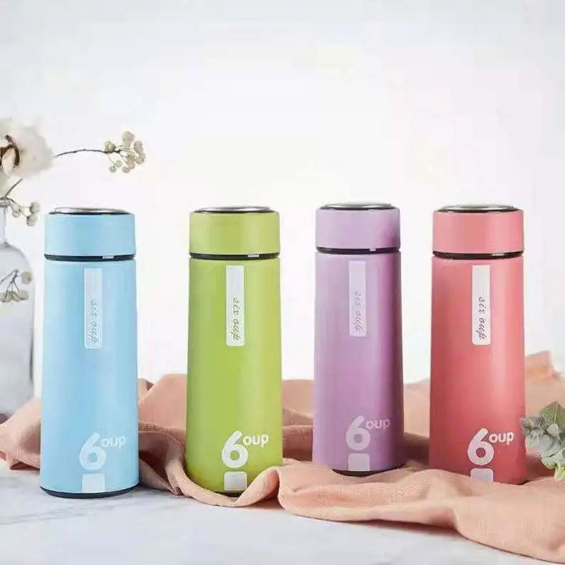 D171 Wholesale Unbreakable Simple Style Student Bottle 450Ml Glass Water Bottle Heat-Resistant Business Bottle