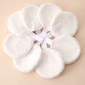 Wholesale Reusable Makeup Remover Pads Bamboo Fiber Washing Face Cloth Facial Cleaning Cotton Round Towel 1pc