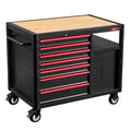 GATmatic Heavy-Duty Metal Workbench Storage Roller Tool Cabinets for Garage and Mechanic Repair Workshop