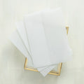 IN Stock Blank 150GSM Pre Folded Transparent Vellum Wraps Jackets for 5x7 Invitations Wedding Birthday