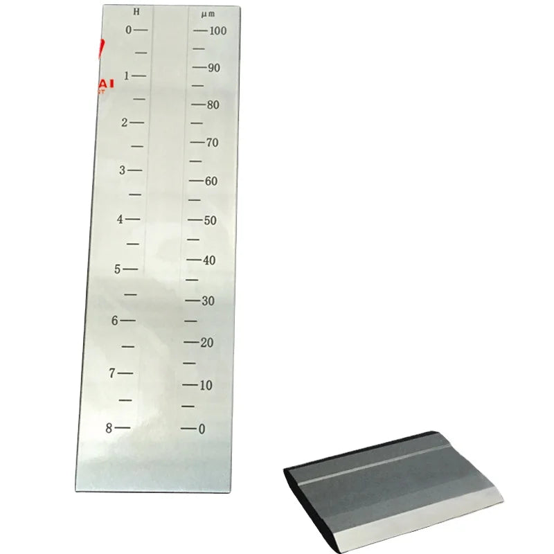 Single Groove Grindometer Stainless Steel Scraper Fineness Meter BGD 241/3 0-100um Fineness Gauge