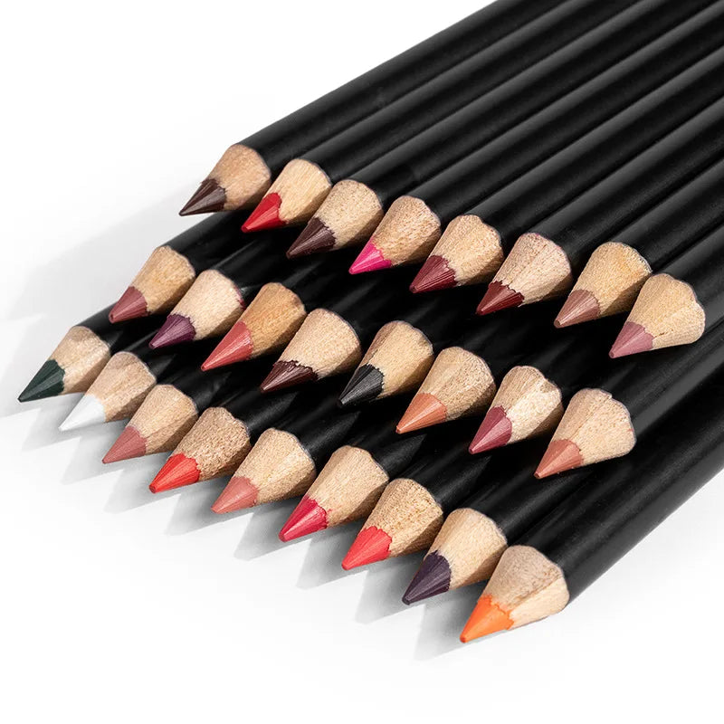 Matte Lip Liner Pencil Long Lasting Waterproof Lip Contour Pencil Smudge Proof Lip Makeup Cosmetic Wholesale