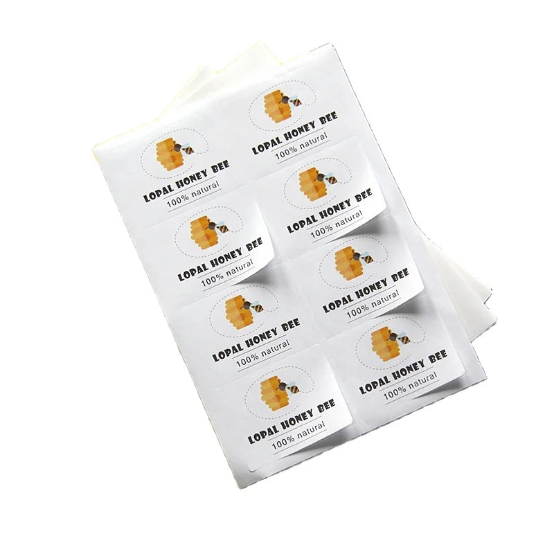 Printable A4 Blank Self Adhesive Die-cut Shipping Address Advertising Barcode Paper Sticker Labels Custom Orders Accepted