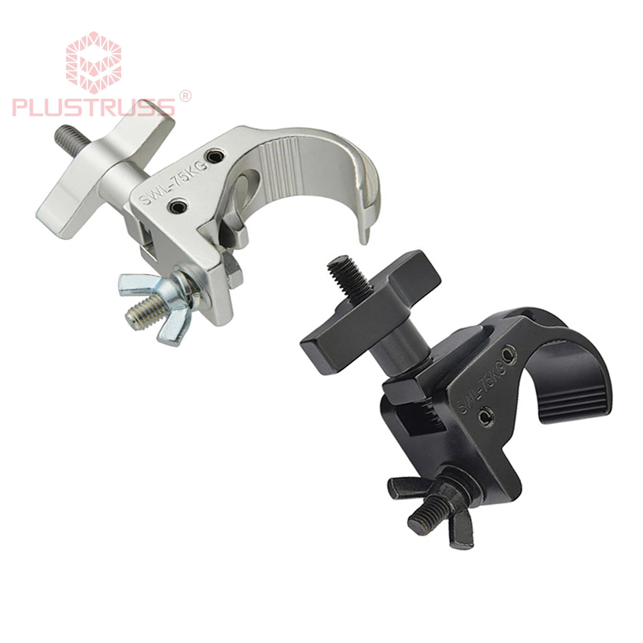 Tube 32-35mm Load 75kg Pipe Clamp Truss Hook Aluminum Stage Lighting Truss Clamp Hook JR Snap Clamp F24 5034(F24)