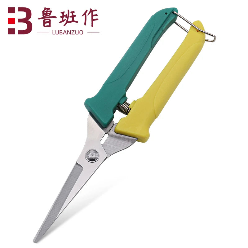 Professional Fruit Tree Cut Stainless Steel Plant Pruner Small Trimming Wholesale Garden Scissors