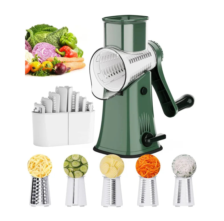 3-in-1 Multifunctional Vegetable Slicer for Kitchen Onion Chopper Cheese Grater Cutter for Cooking