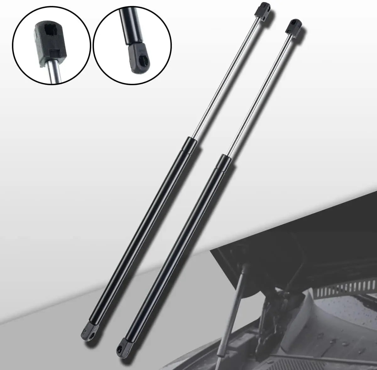 7.5 Inch Lightweight 30Lb/115N Gas Struts Steel Spring Shocks for RV Cabinet Door Lift Support Storage Toy Box Sentry Safe Lid