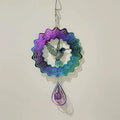 Factory Price 10cm 3D Bird Wind Spinner with Drop Hanging-Ornament for Indoor Outdoor Garden Yard Decoration Thanksgiving Gift