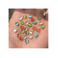 GP 14K Gold Filled Bezel With 6MM Cat's Eye Opal Synthetic Stone Charms Wholesale for DIY Permanent Jewelry Making