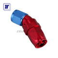 Racing Parts Aluminum Anodized 30 Degree One Piece Swivel AN12 Hose Ends Adapter