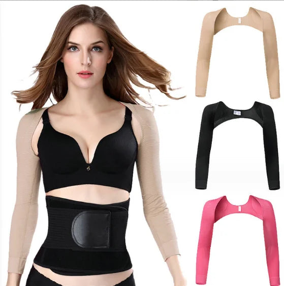Slender Arm and Arm Elastic Sleeve Pose Correction Anti Hunchback Pressure Body Shaping Clothing