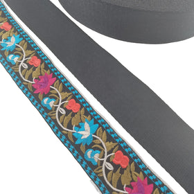 Embroidery Stitching Webbing Jacquard Ribbon Camera Strap Bag Strap Accessories Guitar Belt