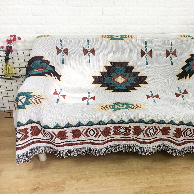 Tapestry Woven Blanket Larger Size 180*230 CM for Bed