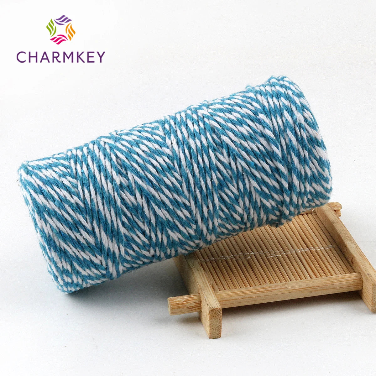 Charmkey Wholesale 2mm  Macrame Cord Natural Handmade Colored Craft  Cotton Rope