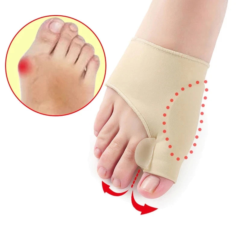 Toe Separator Hallux Valgus Bunion Corrector Orthotics Feet Bone Thumb Adjuster Correction Pedicure Sock Straightener