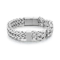 KALEN Casual Men Multiple Colors Stainless Steel Herringbone&Byzantine Links Bracelet