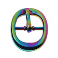 Wholesale rainbow Color Shoes Accessory Decorative Metal Clip Roller Pin Buckle Adjuster for Mini Bags