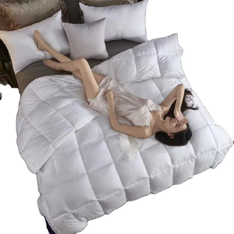 Winter Super Warm Double-faced Velvet Wool Blankets Quilts 3-4kg Cashmere Quilt Thick Flannel and Lamb Comforter for Bed Quilt