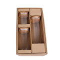 Top Seller Borosilicate Glass Jar with Bamboo Lid for Food Storage