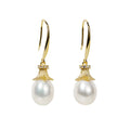 Prestige 925 Sterling Silver Pearl Drop Earrings Ready to Ship AAAAA Freshwater Pearl Wedding Jewelry Custom
