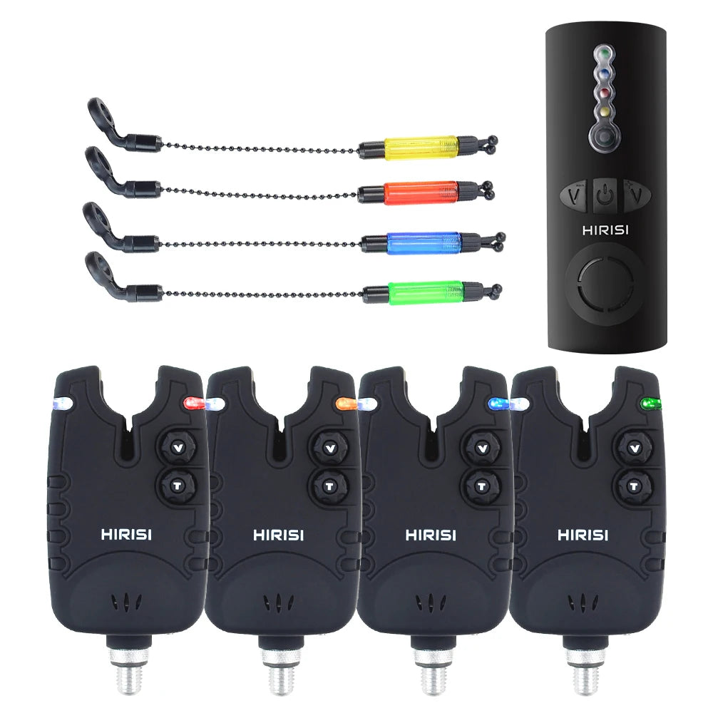 Wireless Carp Fishing Alarm Set 1+4 Waterproof Fishing Alarm Indicator SQ-4
