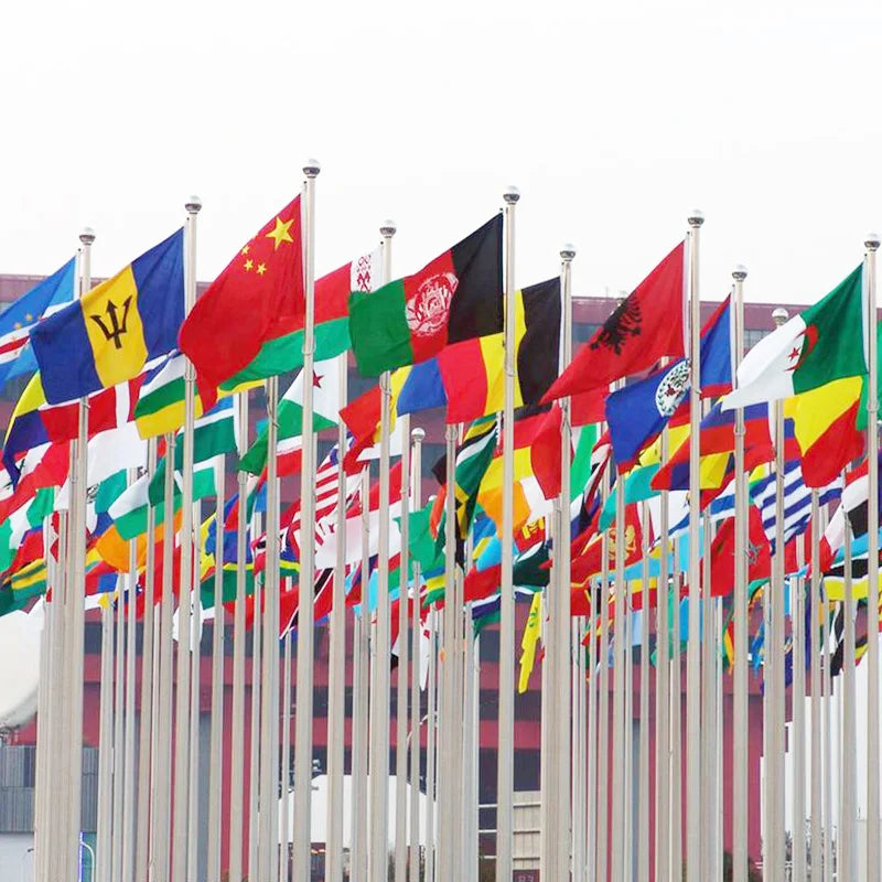 Hot Sale Factory Wholesale 100D Polyester Country Flag