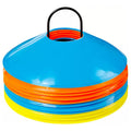COINUS SPORTS 100% PE 12-Piece Durable & Easy to Carry Training Cones Soccer 2'' Size