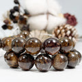 Natural Smooth Bronzite Gemstone Loose Beads for Jewelry Making DIY Handmade Crafts 4mm 6mm 8mm 10mm 12mm 14mm
