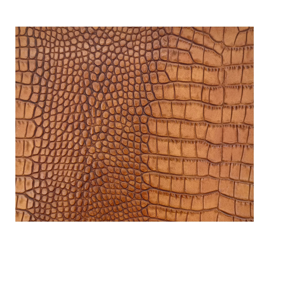 Crocodile Leatherette Fabric Embossed Pattern for Furniture Decorative Bags Sofas Waterproof Car Seat Garments Football Golf