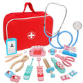 Pretend Play Dentist Doctor Wood Tools Toddlers Wooden Toy Toolbox Toddler Educational Sets Kids Toys for 3 Years Girls Boys